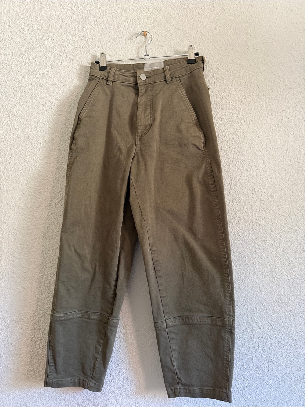 Women’s Olive Green Casual Tapered Pants